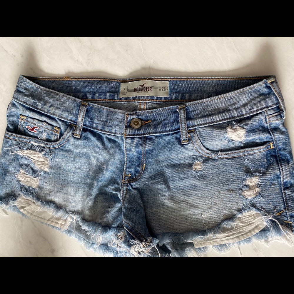 Hollister Distressed Denim Shorts